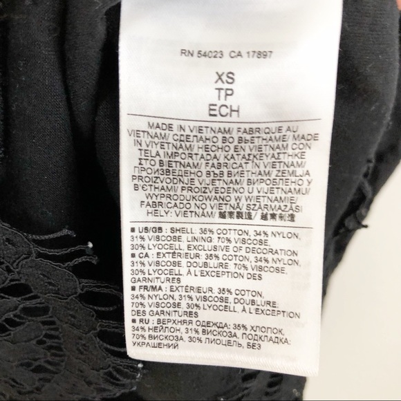Banana Republic Black Lace Tank XS - Picture 5 of 7